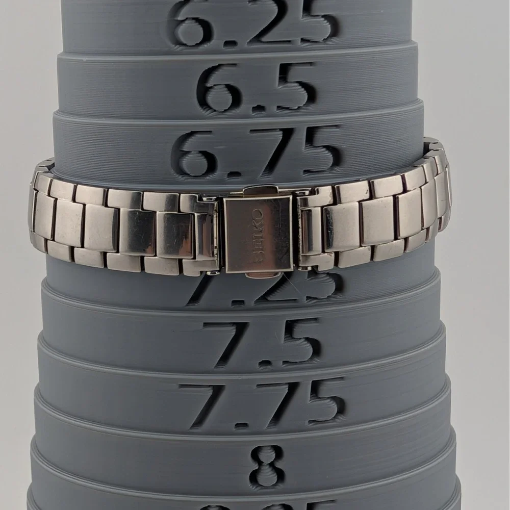 Seiko Coutura 7N82-0BF0 Diamond Bezel MOP Sapphire Women's Watch 28mm 7